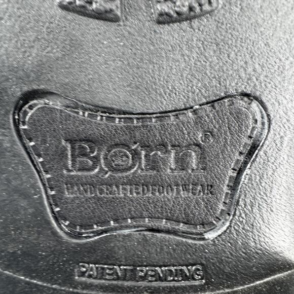 Born Omaha Distressed Black Brown Leather Slip On Loafers Men‎ 8.5 Casual main image 10